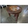 Image 1 : CARVED INLAID END TABLE