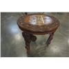 Image 5 : CARVED INLAID END TABLE