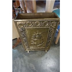 BRASS SHIP UMBRELLA STAND