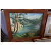 Image 2 : 2 NEEDLE POINT PICTURES AND OIL PAINTING