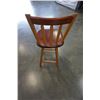 Image 3 : WOOD BAR STOOL