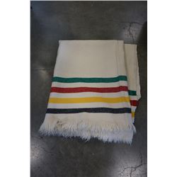 HUDSON BAY STYLE WOOL BLANKET