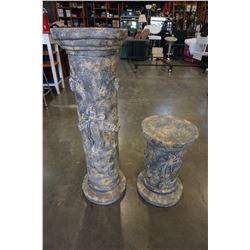 2 DECORATIVE PILLARS