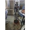 Image 1 : METAL WINE RACK AND ENDTABLE