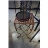 Image 3 : METAL WINE RACK AND ENDTABLE