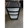 Image 1 : BLACK 3 DRAWER ROLLING ORGANIZER