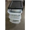Image 3 : BLACK 3 DRAWER ROLLING ORGANIZER