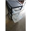 Image 5 : BLACK 3 DRAWER ROLLING ORGANIZER