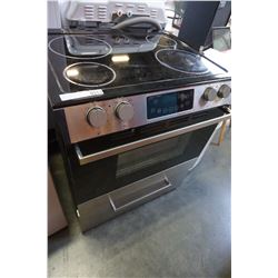 SCHOTT CERRAN CERAMIC TOP STOVE, STAINLESS STEEL, TESTED AND WORKING GUARANTEED