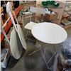 Image 1 : 3 FOLDING TABLES AND FOLDING CHAIR