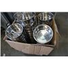 Image 1 : BOX OF STAINLESS BOWLS