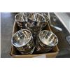 Image 3 : BOX OF STAINLESS BOWLS