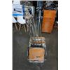 Image 1 : 1950 RIVIERA DELUXE GOLF CLUB CADDY W/ CLUBS