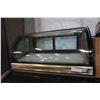 Image 1 : CURVED GLASS FRONT, HOT COLD WORKING COUNTERTOP DISPLAY UNIT