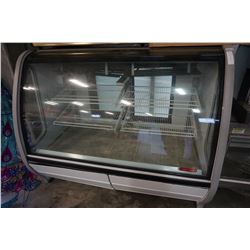 TORREY CURVED GLASS FRONT DELI DISPLAY COOLER, GUARANTEED WORKING