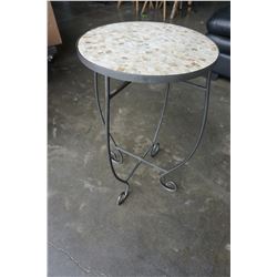 TILE TOP METAL BASE TABLE
