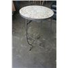 Image 1 : TILE TOP METAL BASE TABLE