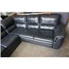 Image 3 : BLACK LEATHER SECTIONAL