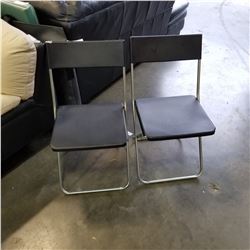 2 FOLDING PATIO CHAIRS