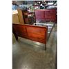Image 1 : MODERN MAHOGNAY SLEIGH BEDFRAME
