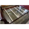 Image 3 : MODERN MAHOGNAY SLEIGH BEDFRAME