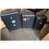 Image 1 : 3PC BLACK HARD CASE LUGGAGE