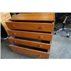 Image 2 : DANISH TEAK 4 DRAWER DRESSER