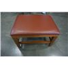 Image 1 : LEATHER OTTOMAN