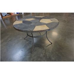 MOSAIC STONE TOP TABLE