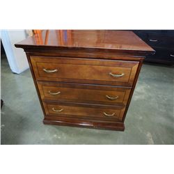 3 DRAWER MAHOGANY DRESSER