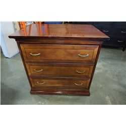 3 DRAWER MAHOGANY DRESSER