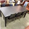 Image 2 : ESPRESSO DINING TABLE W/ 6 CHAIRS