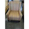 Image 1 : STRIPED STYLUS ACCENT CHAIR