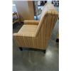 Image 2 : STRIPED STYLUS ACCENT CHAIR