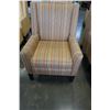 Image 1 : STRIPED STYLUS ACCENT CHAIR