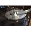 Image 2 : PAIR OF STAINLESS TABLE LAMPS W/ OUTLETS