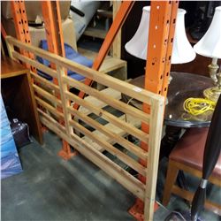 PINE QUEENSIZE HEADBOARD BED FRAME