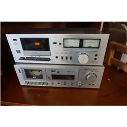 SANSUI AND AKAI TAPE DECKS