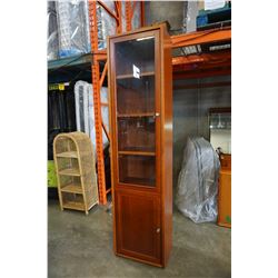 8FT DISPLAY CASE W/ CUPBOARD LEFT HAND SWING