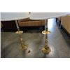 Image 2 : PAIR OF BRASS TABLE LAMPS