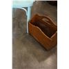Image 3 : PAINTED CHAIR AND 2 MAGAZINE RACKS