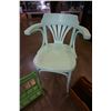 Image 4 : PAINTED CHAIR AND 2 MAGAZINE RACKS