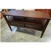 Image 1 : 6FT SOFA TABLE W/ SLIDING DOORS