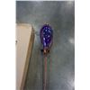 Image 3 : DECORATIVE WALL CLOCK IN BOX AND GARDEN STAKE GLOBE