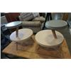 Image 1 : 2 DESIGNER 2 TIER SIDE TABLES