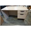 Image 1 : WOOD OFFICE DEK W/ 2 DRAWERS