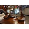 Image 3 : ANTIQUE VANITY DESK W/ SWIVEL MIRROR ON WHEELS