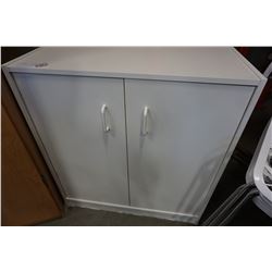 WHITE 2 DOOR 3FT CUPBOARD