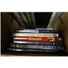 Image 5 : SMALL BOX OF DVDS, MATRIX, AND GAMES