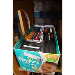 BOX OF DVDS AND FRIENDS SEASONS